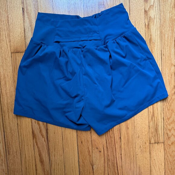 NWT Halara Super High Waisted Back Pocket 2-in-1 Side Pocket Yoga Shorts - 5" - Picture 7 of 7